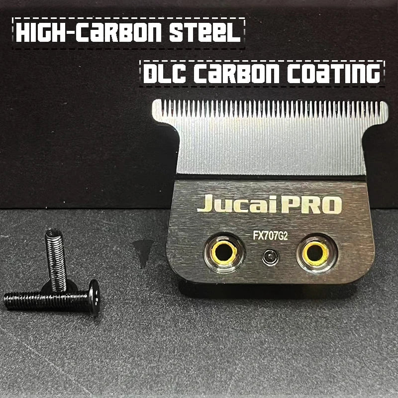 Jucai PRO Blade Original High Carbon Steel Titanium Coated FX707G2 Bit for Jucai PRO F7878 FF1T Trimmer High Quality DLC Blade