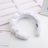 Velvet Hair Band High Skull Top Sponge Fried Dough Twists High Sense Hair Band Hair Accessories Solid Color Hair Band