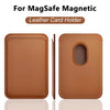 For Magsafe Leather Magnetic Wallet Case For iPhone 14 12 15 13 Pro Max Magnetic Card Bag Cover Samsung S23 S22 Ultra Accessory
