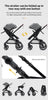 Luxury Baby Stroller 3 in1 Portable Travel Baby Carriage Fold Pram High Landscape Aluminum Frame Newborn Infant Stroller