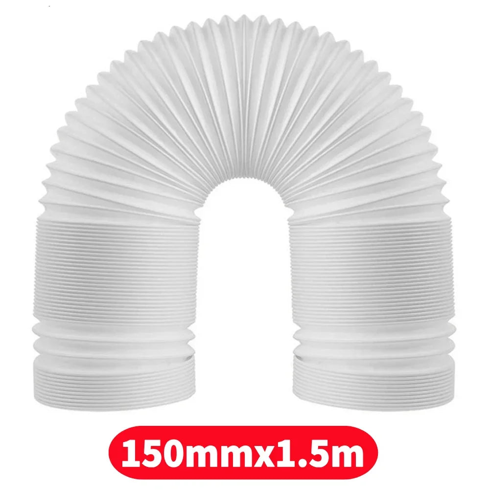 13/15cm Portable Air Conditioner Exhaust Pipe Hose Interface Connector 1.5/2M Portable Flexible Conditioner Exhaust Hose Tube ﻿