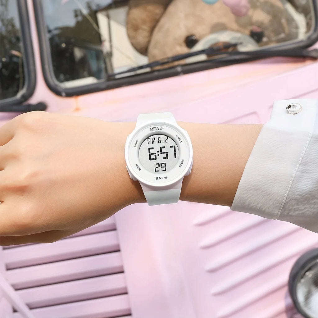 Watches for Women, Fashion Watch With High-Resolution LED Definition Display, Waterproof Multi-Function Electronic Digital Watch