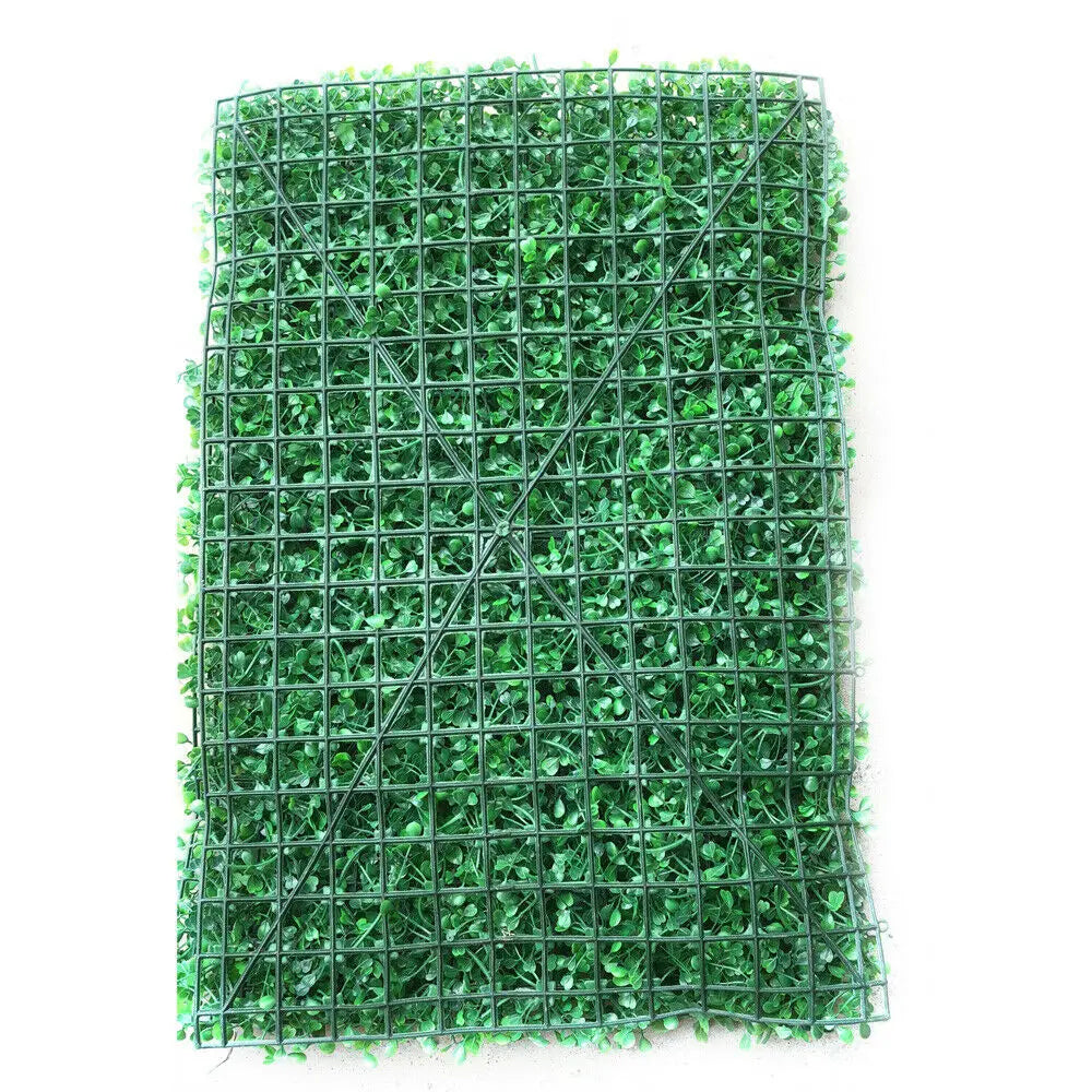 12pcs 40*60cm Artificial Hedge Christmas Decorations Fake Plants Panel Wedding Grass Mat Garden Backyard Wall Decor Home Garden