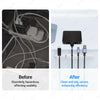 Adhesive Cable Holder Clips Cord Management Wire Organizer for Desktop USB Charging Cable Nightstand Power Cord Mouse Cable 1pc