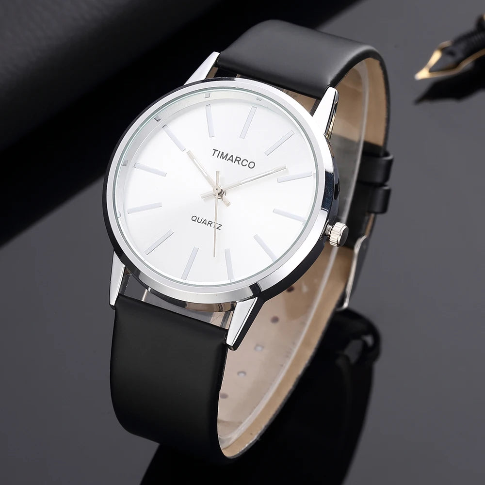 Luxury Women Watches 2025 New Stylish Silver Minimalist Business Ladies Quartz Watch Breathable Leather Steel Clock Reloj Mujer