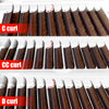 ABONNIE Cocoa Brown Individual Volume Eyelashes Extensions C CC D Brown Colored Natural Classic Mink Lashes Tray