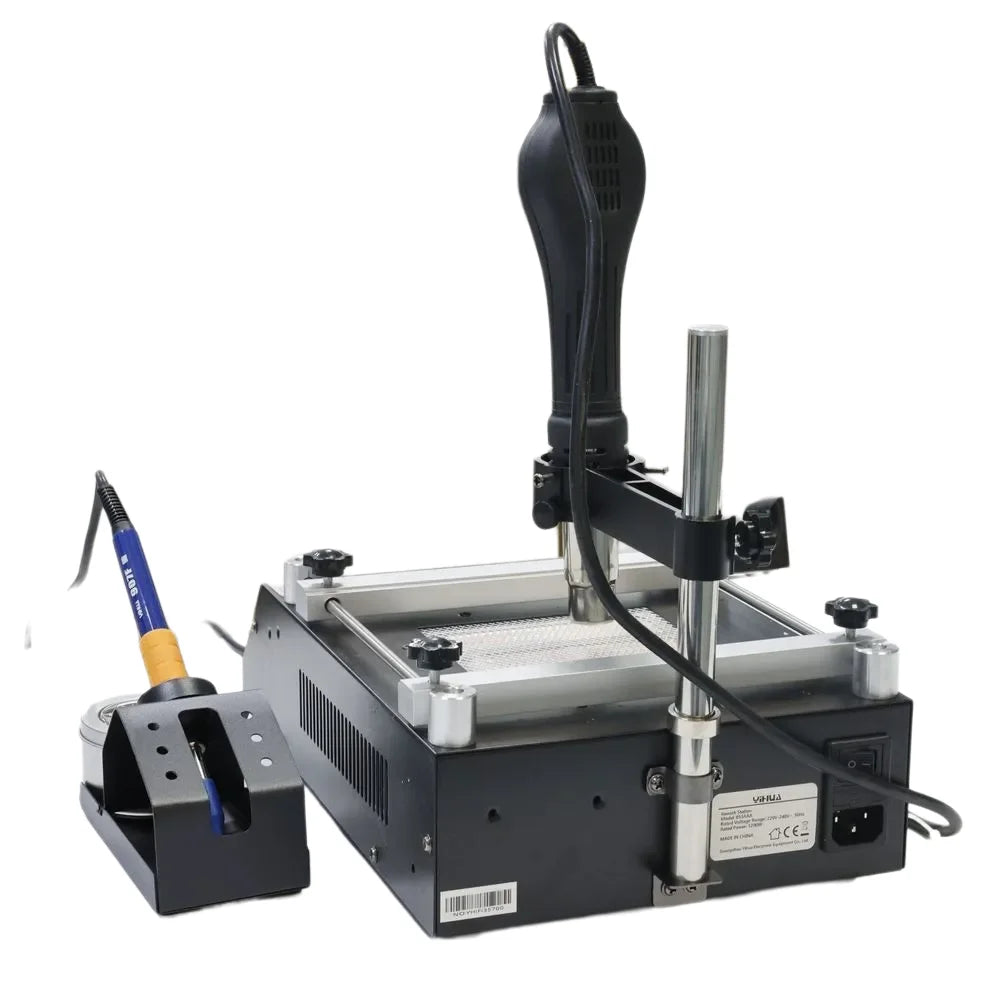 YIHUA 853AAA Preheating Rework Soldering Station 3in 1 Hot Air Gun Soldering Iron Welding Repair Tools BGA Desoldering Stations