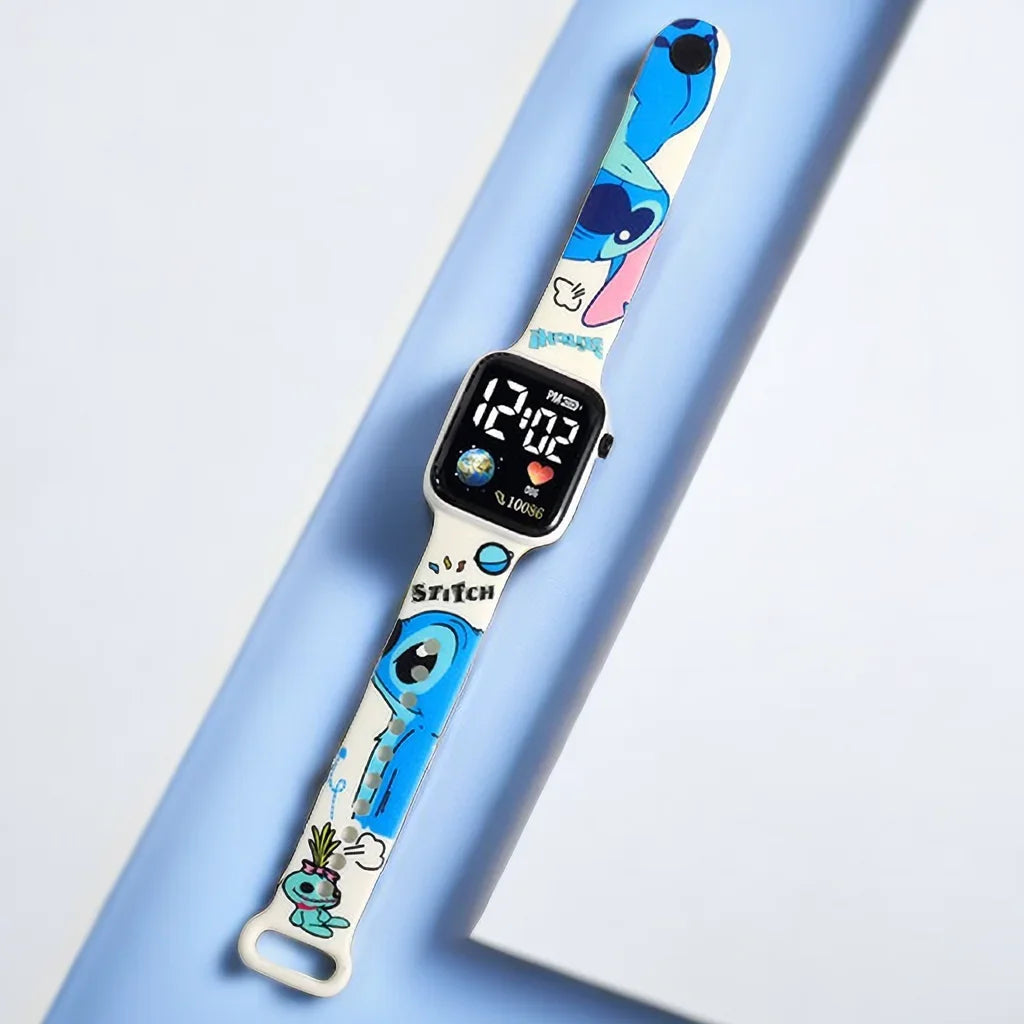 Lovely Stitch Children Watches Girls Reloj Inteligente Para Niños Niña Reloj Cute KT Digital Watch Women Relógio Infantil