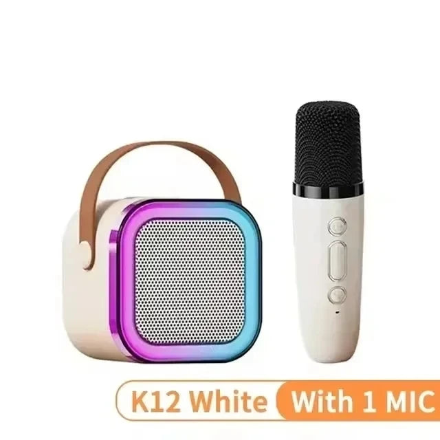 Karaoke Wireless Portable Bluetooth Speaker With Microphone Machine Mini Lamp Caixa De Som Sound Box Music Small Blootooth Mp3
