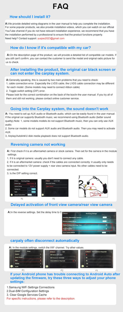 2025 New AUTOABC  Wireless Android Auto for Audi Car A8 2011-2017 Carplay Interface Mirror Link Air Play