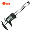 150mm 100mm  0.1mm Electronic Digital Caliper Measuring Tool Vernier Micrometer Measuring Tool Depth Gauge Instrument Pachometer