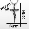 Retro Demon Satan Cross Stainless Steel Men Necklaces Pendant Chain Punk For Women Fashion Jewelry Gifts Wholesale Dropshiping