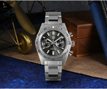 Load image into Gallery viewer, San Martin Men Watch 62mas Chronograph 40mm Fashion Business Luxury ST1901 Manual Mechanical Watches Sapphire 10Bar Luminous