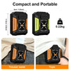 Waist Fan 5000mAh Rechargeable Portable Bladeless Air Conditioner Fan Outdoor Sport Waist Clip Fan with Power Bank Flashlight