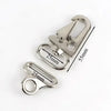 2/3/4/5/10Sets Metal Buckles For Bag Strap Swivel Lobster Clasp Spring Snap Buckle Backpack Webbing Hook DIY Sewing Accessories