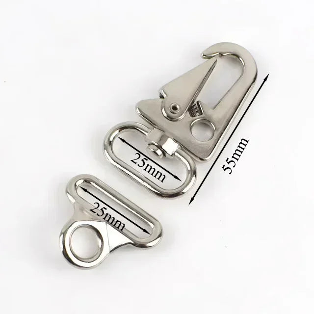 2/3/4/5/10Sets Metal Buckles For Bag Strap Swivel Lobster Clasp Spring Snap Buckle Backpack Webbing Hook DIY Sewing Accessories