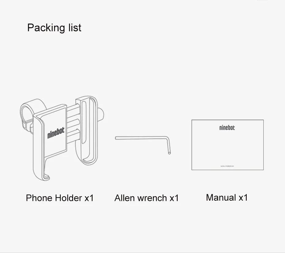 Xiaomi Ninebot Handlebar Phone Holder Electric Vehicle Bicycle Kickscooter Motorcycle Electric Scooter Mobile Phone Stand Stable