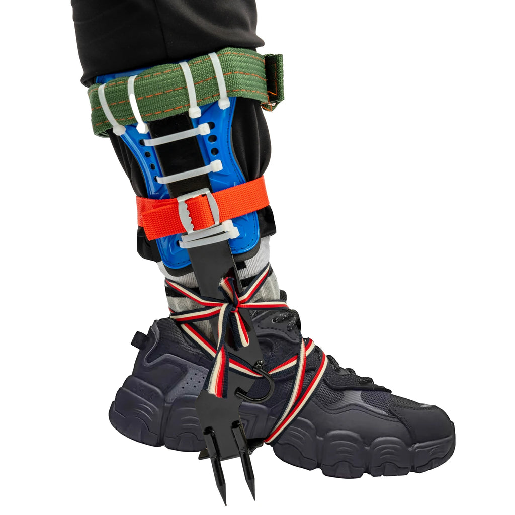 1 Set Portable Tree Climbing Spike Set with Safety Belt Practical Climbing Tree Spikes Straps Climb Trees Rope Tool