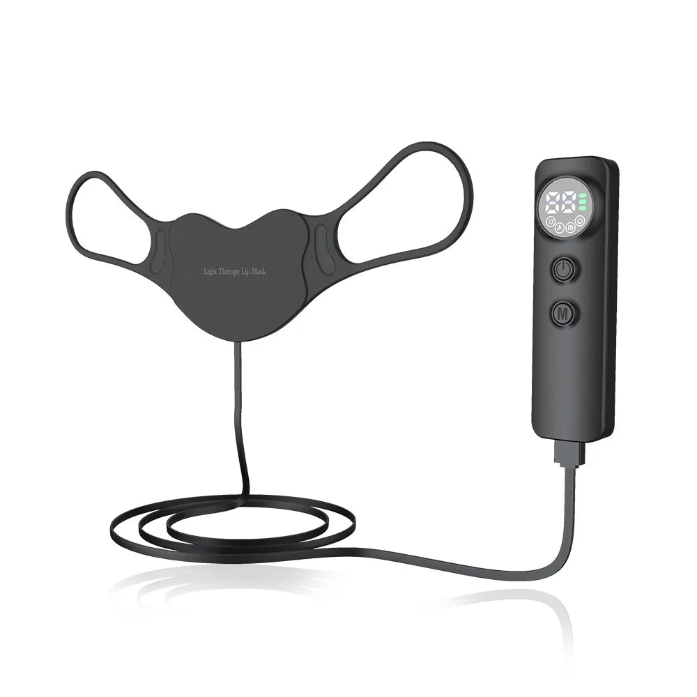 LED Lip Therapy Device Plumper 4 Light Modes Light Therapy Fuller Softer Lips Home Care Treatment Anti Wrinkle Moisturizing