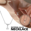 Trendy Water Drop Pendant Necklace Clavicle Chain Women Simple Tiny Rhinestone Jewelry Temperament Party Wedding Gift