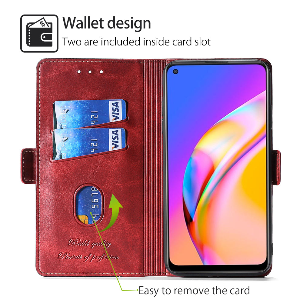 Magnetic Wallet Phone Case for OPPO Reno 5 4 Pro Plus Lite SE 5Z 6Z 5F 5K Flip Cover Card Slots Leather Case Funda Coque
