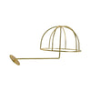 Metal Wire Hat Holder Entryway Hat Display Hanger Wall Mount Storing for Cloakroom Cowboy Hat Multifunctional Rack