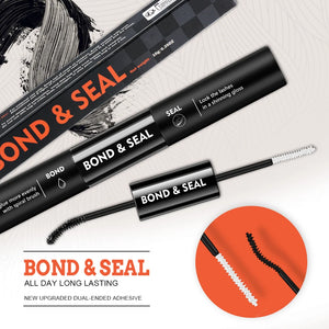 ETVITE Strip Eyelash Glue 10ml Bond and seal Waterproof Quick Dry Adhesive Cluster Lash Glue Clear Eyelash Extensions