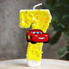 Mcqueen Candles Anime Cake Decor Theme 0-9 Number Candles Birthday Party Cake Topper Kids  Baby Shower  Gift Supplie