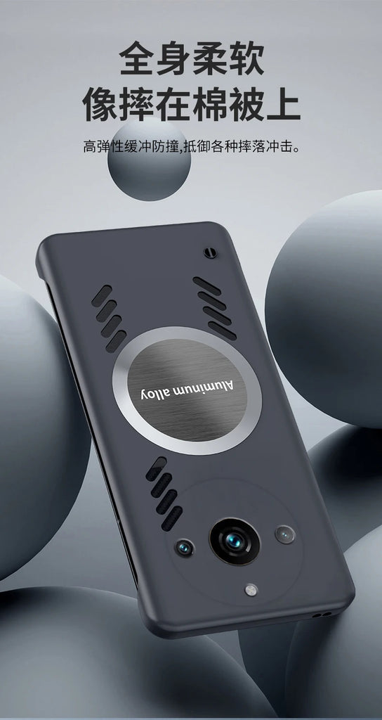 Graphene Cooling Phone Case for OPPO Realme 11 Pro Plus Pro+ Case Ultra Thin Frameless Heat Dissipation Cover Funda Casing Capa