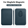 For Magsafe Leather Magnetic Wallet Case For iPhone 14 12 15 13 Pro Max Magnetic Card Bag Cover Samsung S23 S22 Ultra Accessory