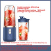 1PCS Juice Extractor Juice Cup Portable Rechargeable Small Juice Cup Home and Outdoor Multifunctional Juice Mixing 2Cups