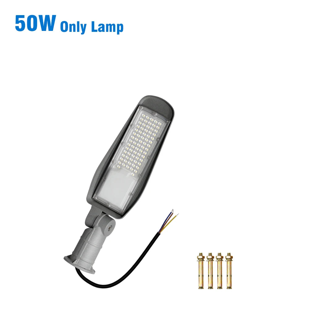 New Outdoor Street Lightf 50W 100W 150W 200W High Power Ultra Bright Waterproof Garage Courtyard Lighting Spotlight