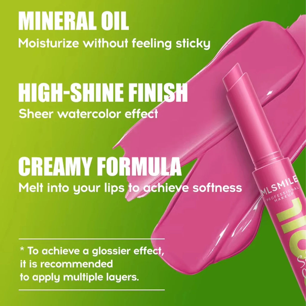 MLSMILE multi-color Silky Click Lip Care Hydrating Lip Gloss with Radiant Mirror HIGH-Shine, Effortless Press Long-Lasting SEXY
