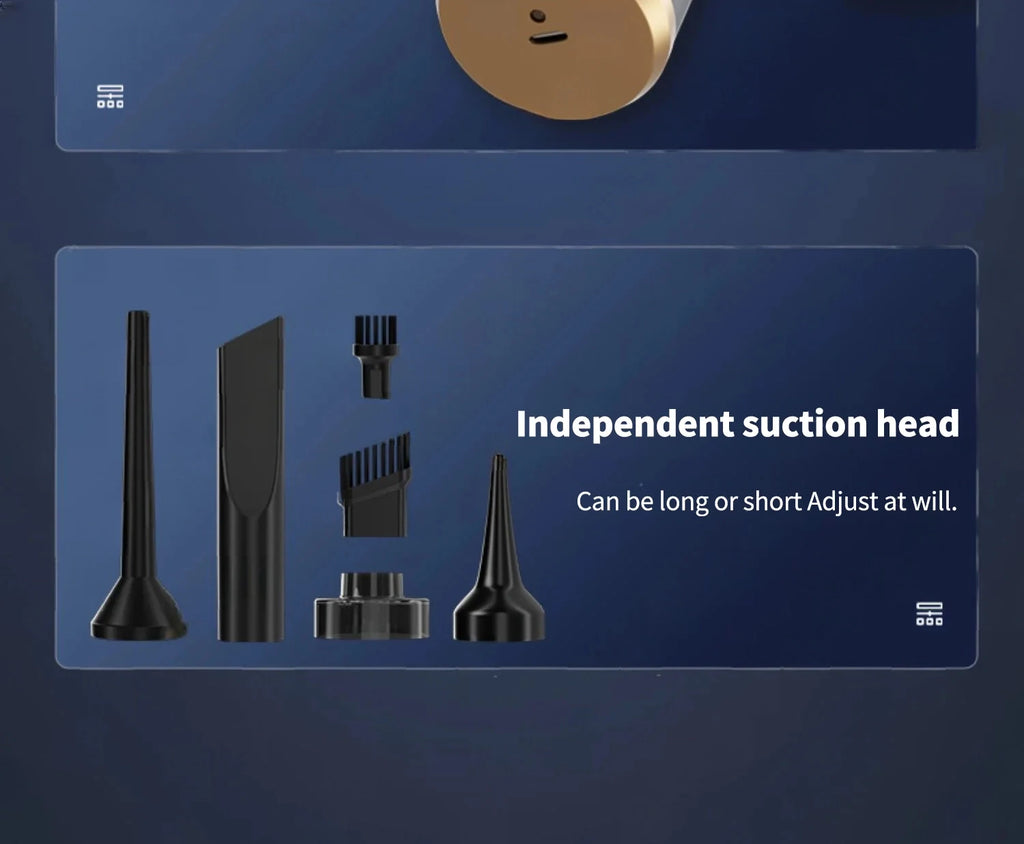 CENRR 98000PA Mini Car Vacuum Cleaner HandHeld Portable Wireless Vacuum Cleaner Powerful Cordless Vacuum Cleaner Home Appliance