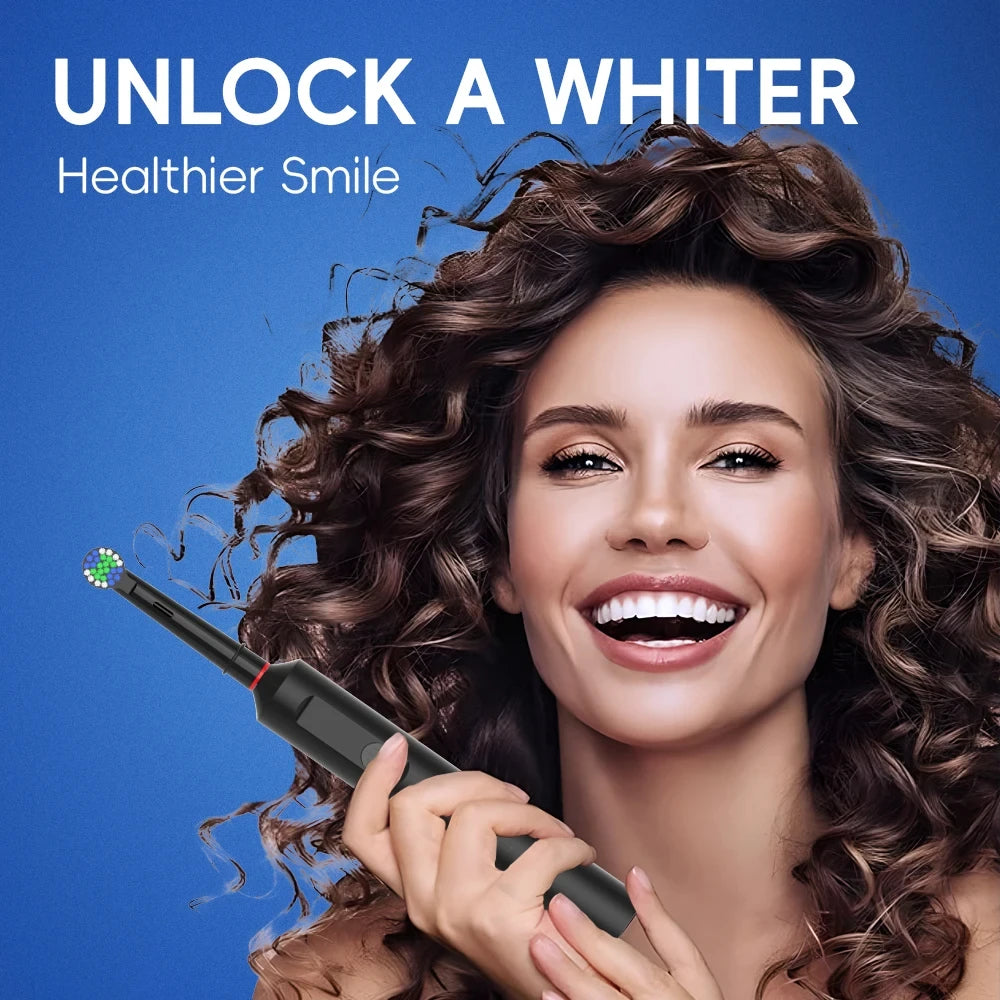Smart Rotating Electric Toothbrush, Rechargeable Rotary Toothbrush  Heads, Compatible with Oral B Replacement Brush Heads