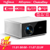 ThundeaL TDA7W Full HD 1080P Projector Android 13 WiFi6 2G 32G Projetor 4k Video TDA7 Voice Control 3D Smart Home Theater Beamer
