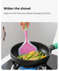 Random Color Pancake Spatula Silicone High Temperature Resistant Beef Meat Egg Kitchen Scraper Wide Pizza Cooking Tools Shovel
