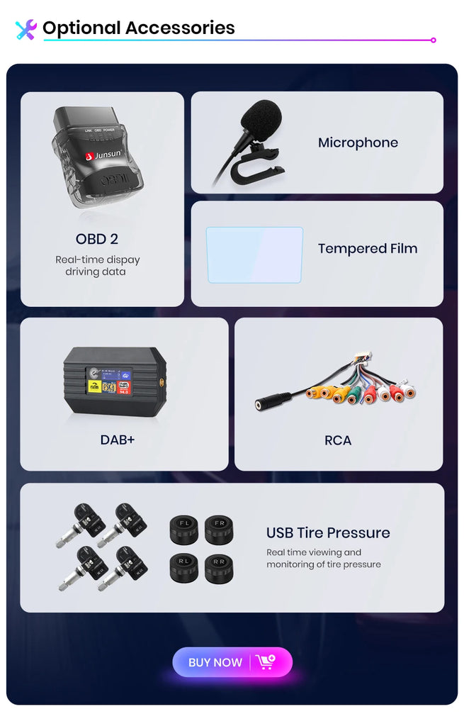 Junsun Wireless CarPlay for Apple Android Auto Car Radio for BMW E46 M3 X5 1998-2006 GPS RDS Touch Screen