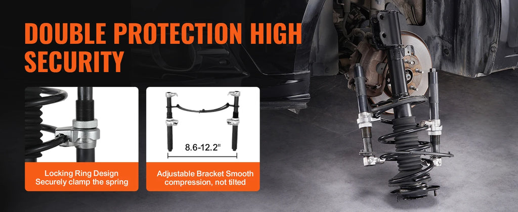 SucceBuy Coil Spring Compressor Tool 2pcs Heavy Duty  Strut Spring Compressor Set 2646 lbs Strut Spring Compressor for Truck ATV