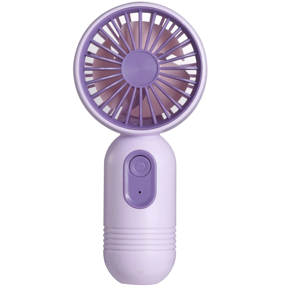 Mini Portable Fan USB Charging 3-Speed Handheld Small Fan Suitable for Office, Student Dormitory, Outdoor Travel and Camping