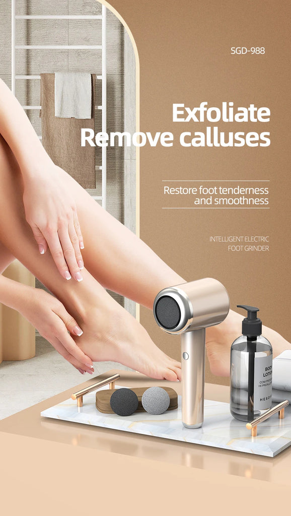 Electric Dusting Grinding Foot Remover Peeling Pedicure Home Grinding Foot Leather Power Display Charging Minor Cocoon Removal