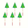 6/12 Pack Christmas Decorations Outside, Solar Christmas Pathway Lights Outdoor Candy Lights For Pathway Yard Garden Outside