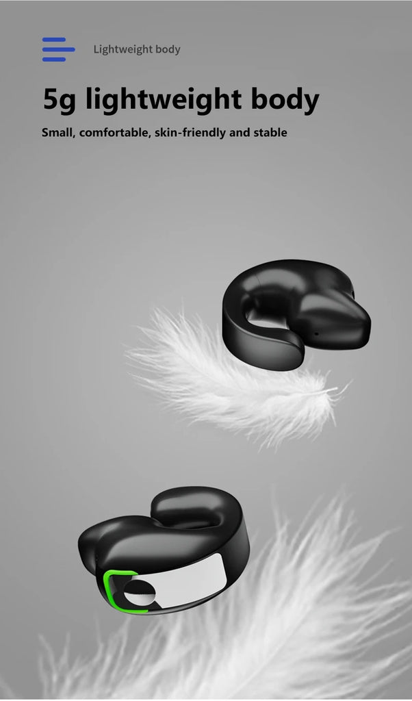 GD28 Bluetooth Headset Clip Ear Not Into The Ear Wireless Headset Stereo Sound Business Sports Fitness Running Single Headset