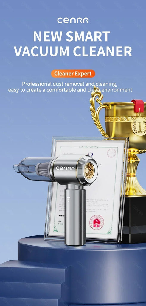 CENRR 360000PA Car Vacuum Cleaner Strong Suction Cordless Wireless Cleaner Portable  HandHeld Vacuum Cleaner Cleaning Machine