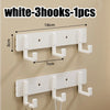 Punch-free wall-mounted living room clothes hanger load-bearing hook towel bathroom wall strong adhesive hanger
