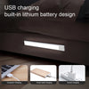 Cabinet Lights Motion Sensor LED Wireless USB Under Ultra Thin Night Light For Kitchen Cabinet Bedroom Wardrobe Indoor Lighting