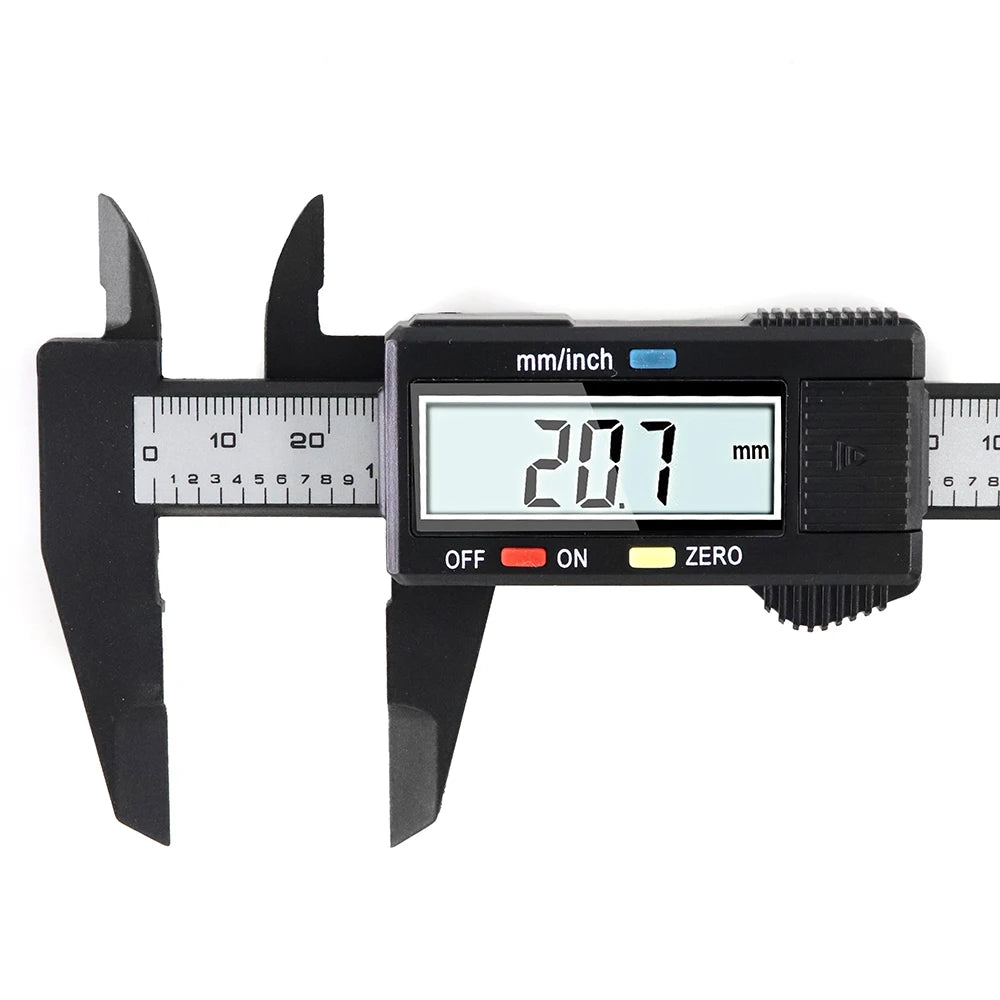 150mm 100mm  0.1mm Electronic Digital Caliper Measuring Tool Vernier Micrometer Measuring Tool Depth Gauge Instrument Pachometer