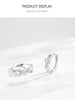 Ailmay 925 Sterling Silver Trendy Butterfly Zircon Hoop Earrings Charm Animal Ear Buckles For Women Christmas Gift Fine Jewelry