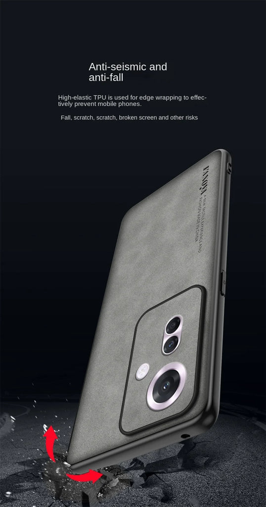 Oppo Reno 11 A CPH2603 Case Shockproof Silicone Bumper Hard Back Cover Matte Phone Case for Oppo Reno11 A Reno11A 5G CPH2603