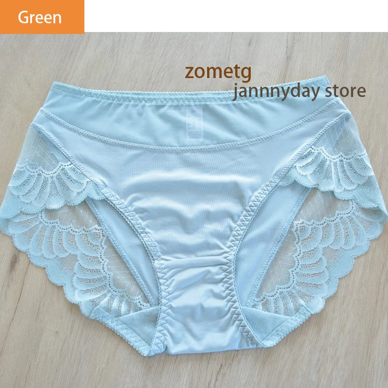 Plus size underpanties Fashion underwear Girl Briefs Pink Ladies Underpanty Comfortable Briefs Women's Panties Lingries